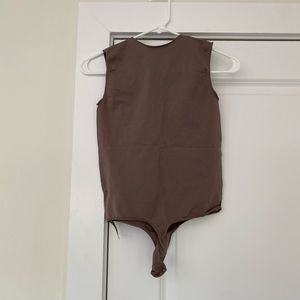 Brown tank top Skims bodysuit